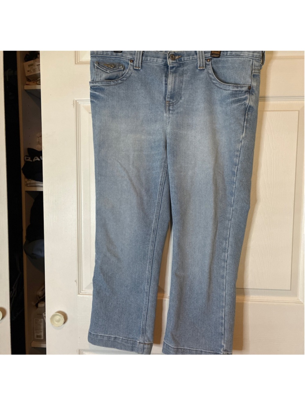 Women's Tommy Hilfiger Cropped Jeans Size 16 Blue